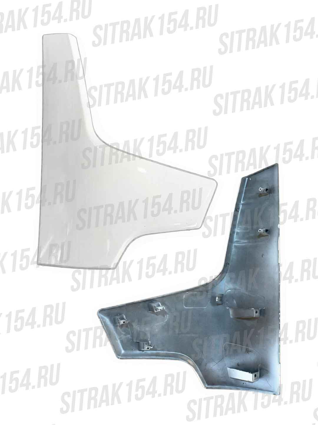 Накладка декоративная на правую фару Shacman X6000 БЕЛЫЙ (549715) DZ9X259620116